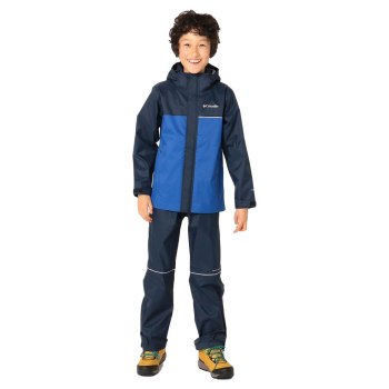 Columbia Simpson Sanctuary II Rain Set, Chamarras Azul Marino Para Niño | 231807-LMW